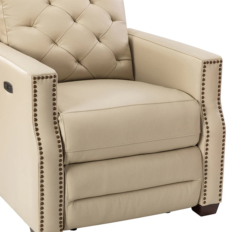 Carlota 31.5 Wide Genuine Leather Power Recliner