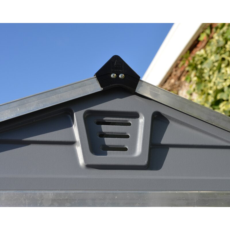 Skylight 6 Ft. W X 12 Ft. D Plastic Storage Shed