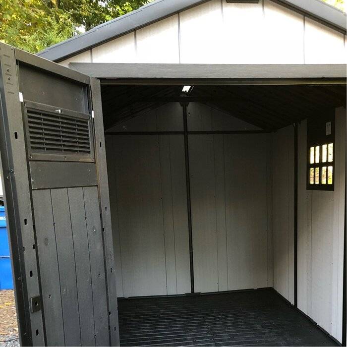 Oakland 7 ft. W x 11 ft. D Plastic Storage Shed