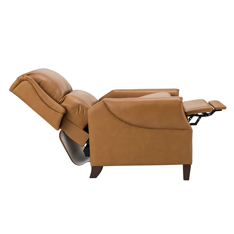 Rosaura 32.68 Wide Genuine Leather Manual Recliner