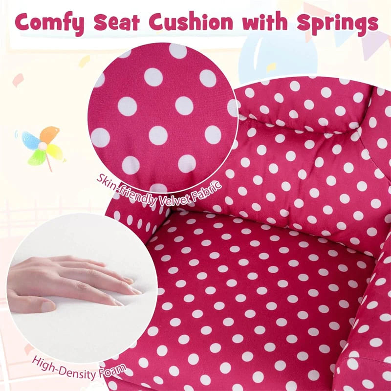 Kids Recliner Chair with Cup Holder & Side Pocket. Adjustable Toddler Lounge Sofa. Ergonomic Children Armchairs for Boys Girls Age 3+. 150lbs