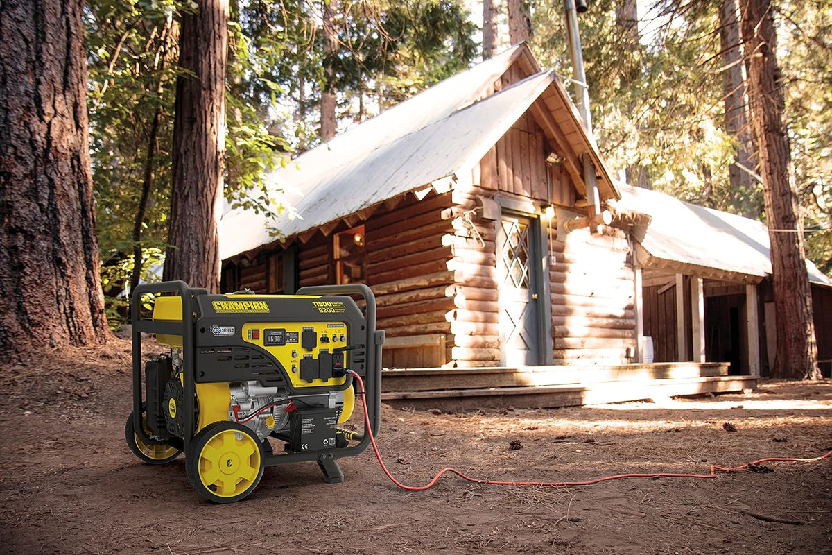 Champion Power Equipment 11.500/9.200-Watt Electric Start Portable Generator with CO Shield
