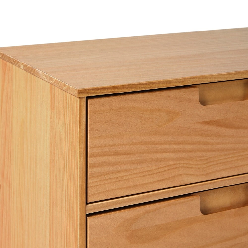 Middlebrook Gammelstaden Mid-Century Solid Wood 6-Drawer Dresser