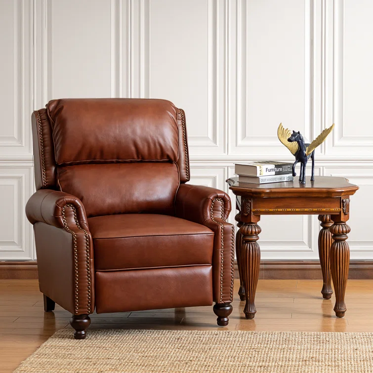 Adeesa Genuine Leather Recliner