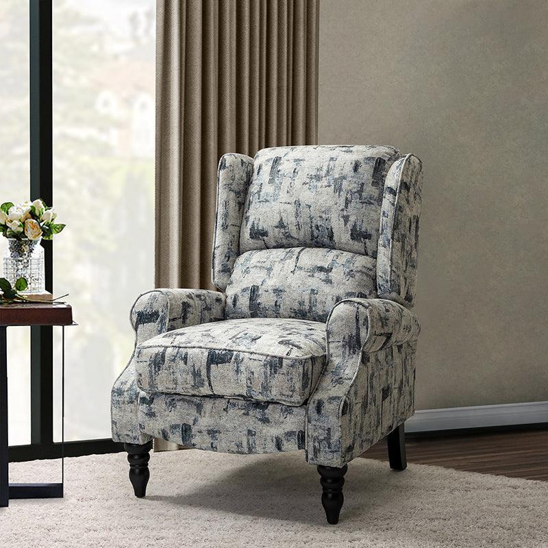 Erdeni Upholstered Manual Wingback Recliner Chair