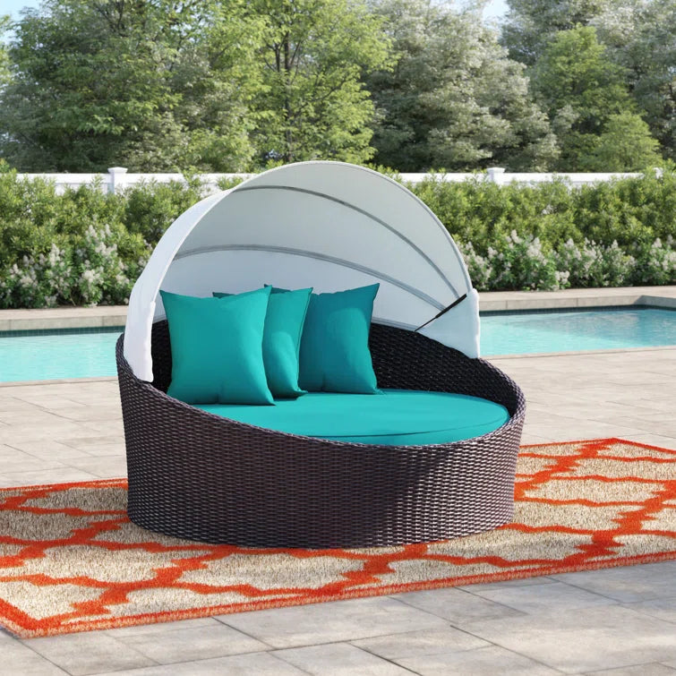 Modway Siesta Canopy Outdoor Patio Daybed