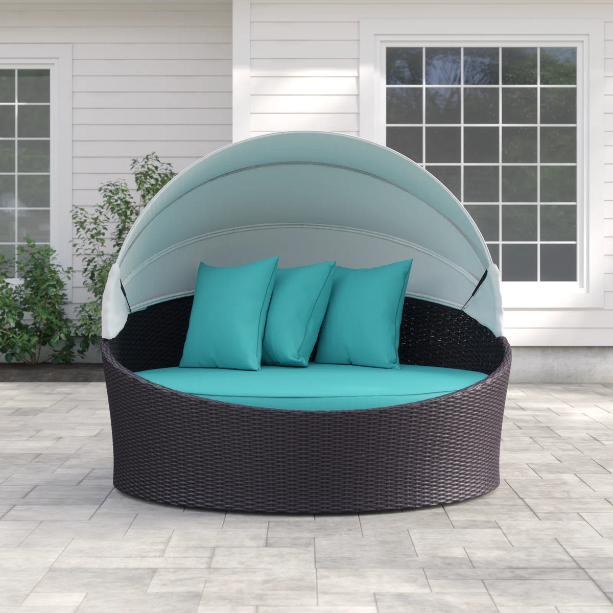 Modway Siesta Canopy Outdoor Patio Daybed