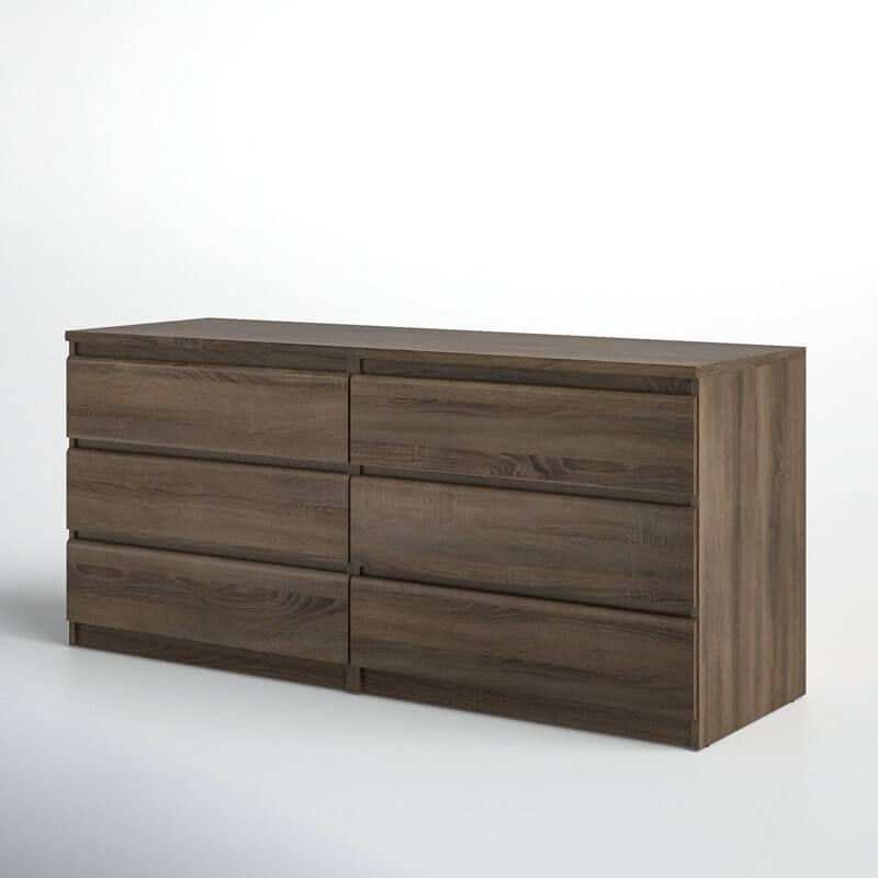 Kepner 6 Drawer 60.5 W Double Dresser
