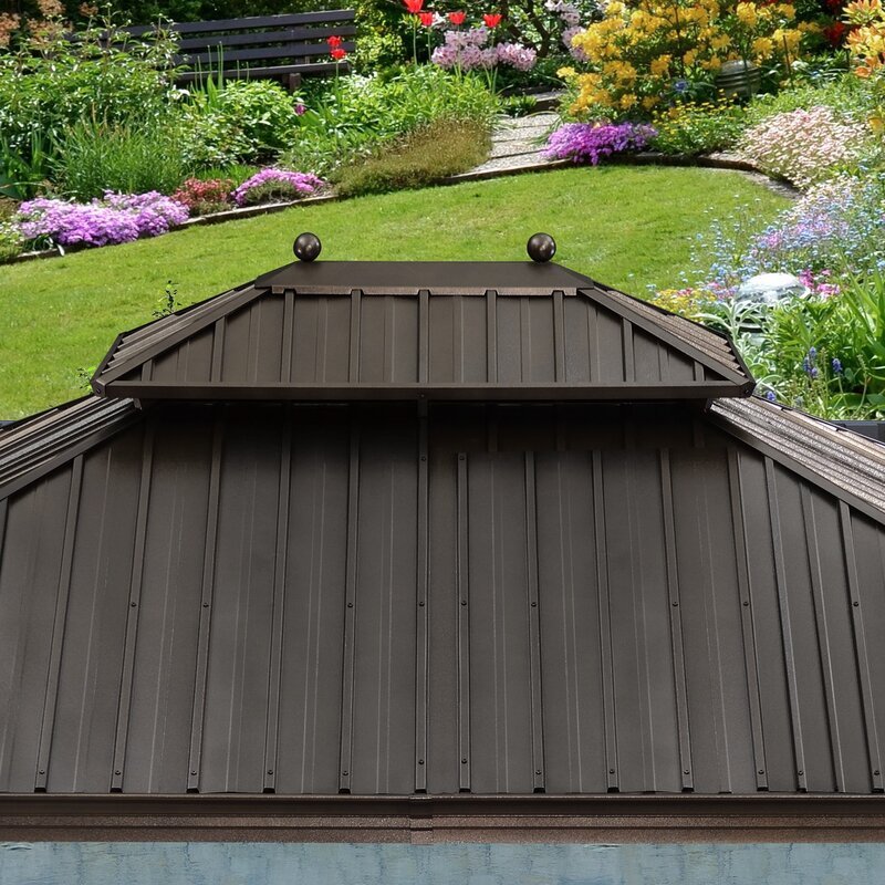 12 Ft. W x 14 Ft. D Metal Gazebo