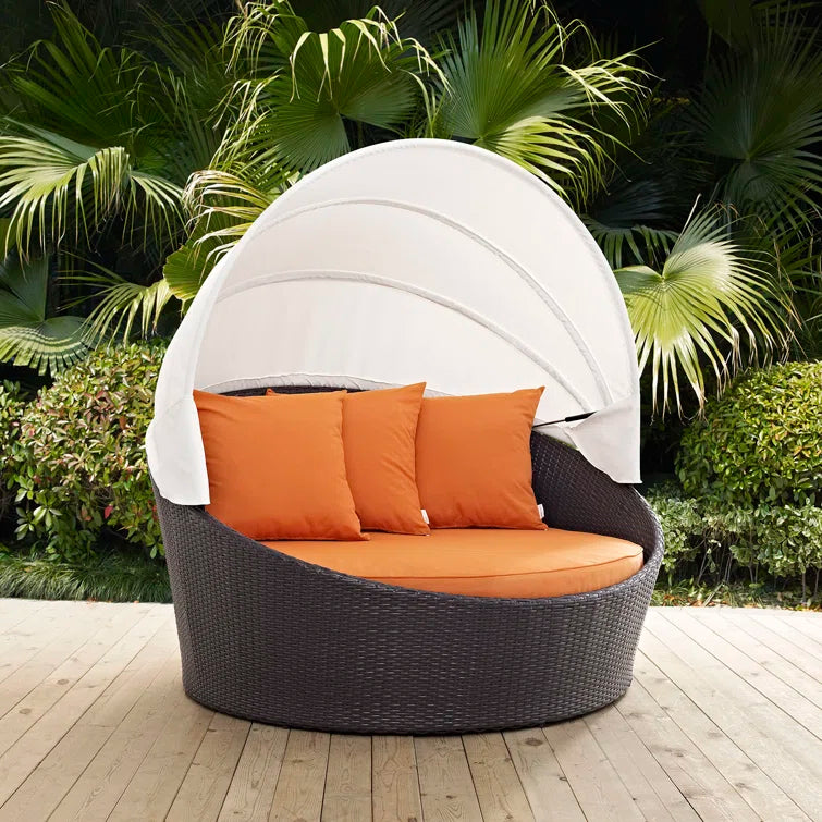 Modway Siesta Canopy Outdoor Patio Daybed
