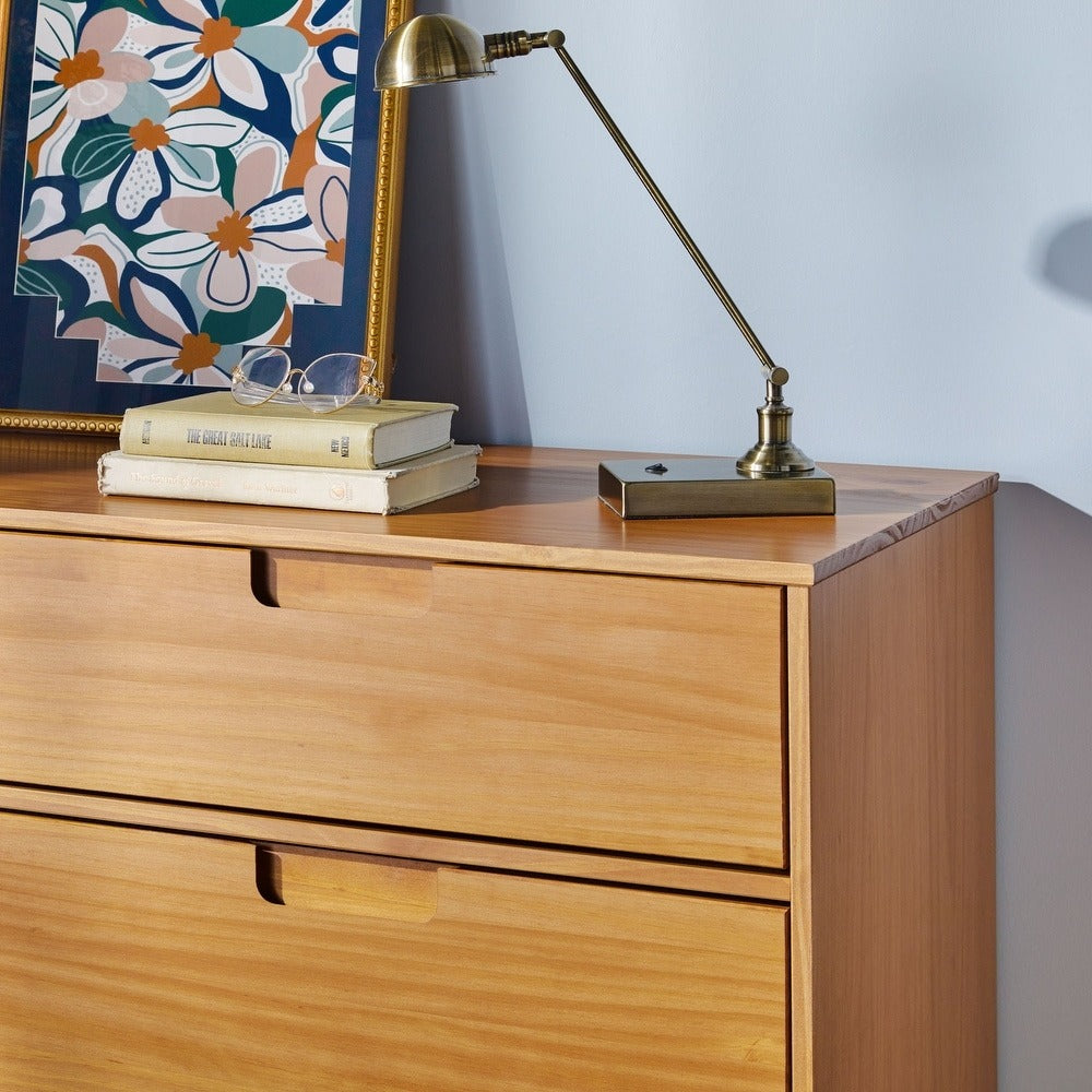 Middlebrook Gammelstaden Mid-Century Solid Wood 6-Drawer Dresser