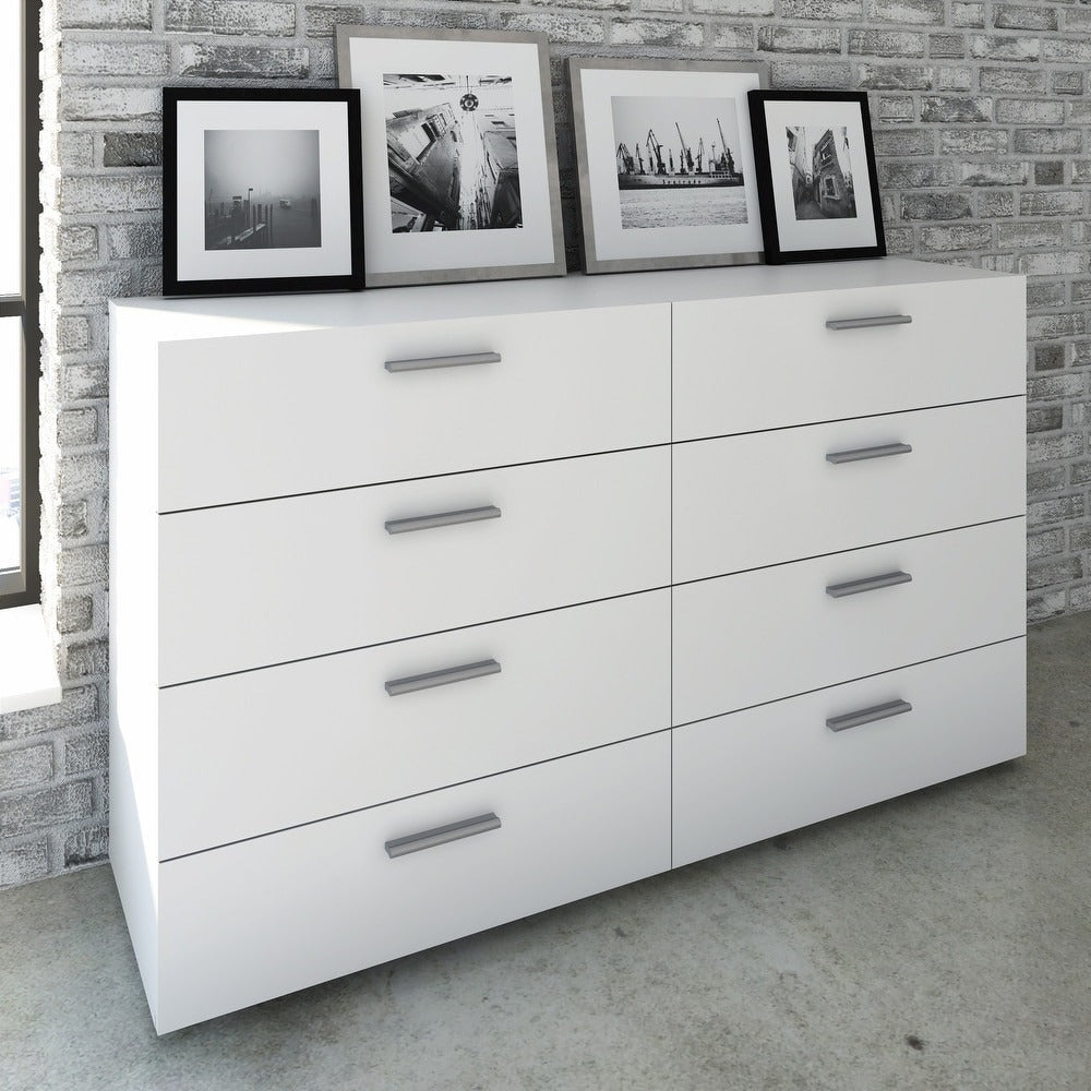 Porch & Den Angus Space-saving 8-Drawer Double Dresser