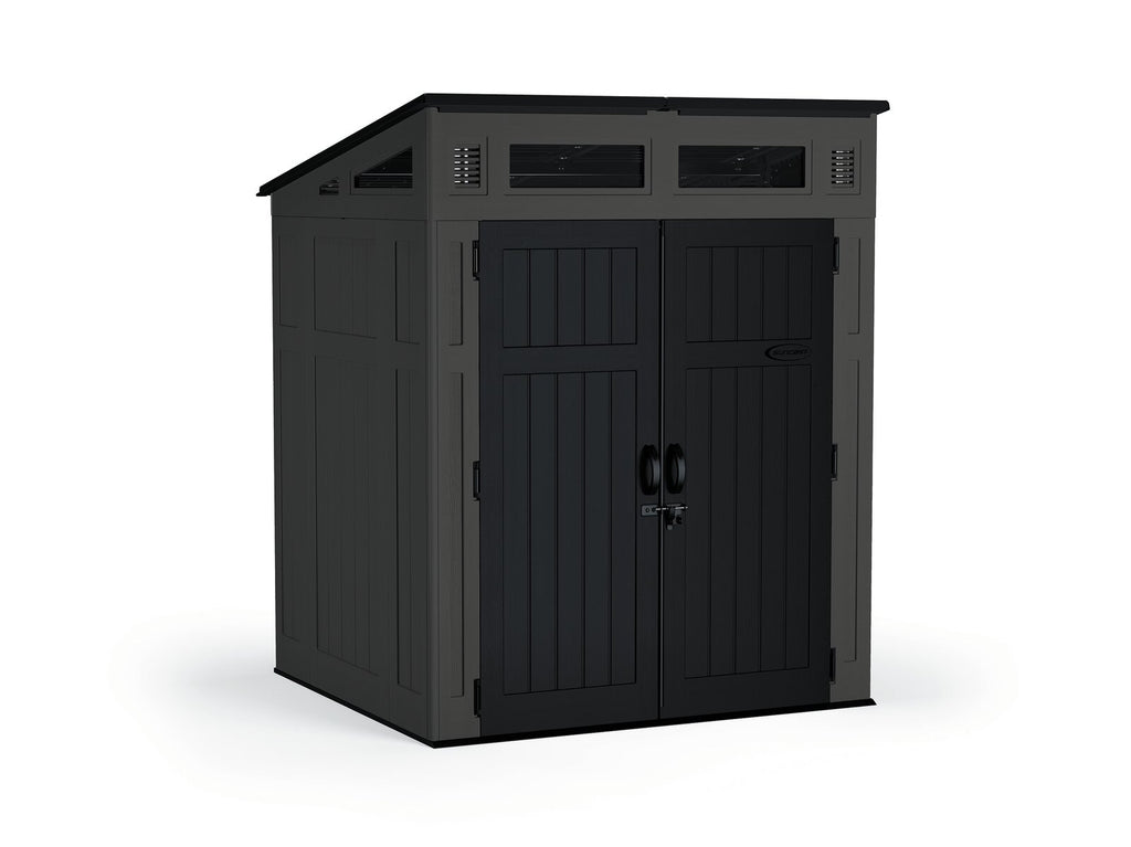 Modernist 7 ft. W x 7 ft. D Plastic Storage Shed