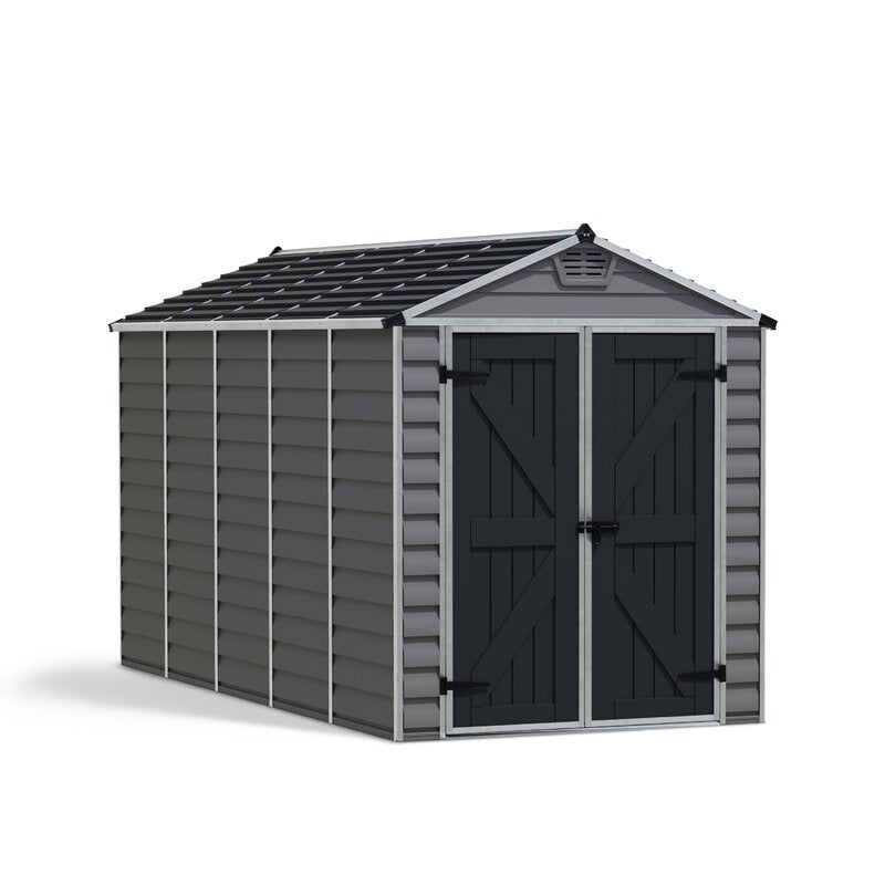 Skylight 6 Ft. W X 12 Ft. D Plastic Storage Shed