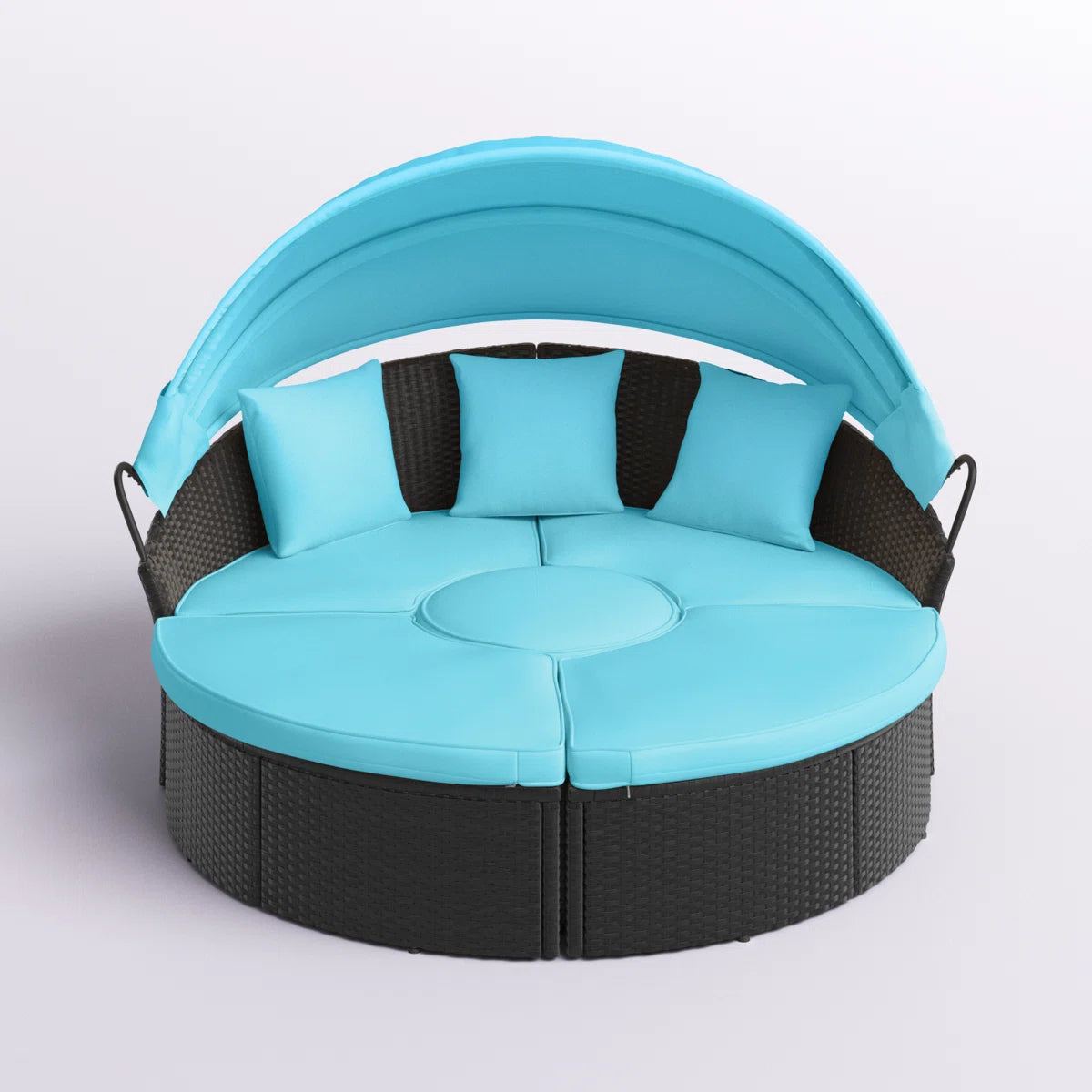 Antashia 70'' Wide Outdoor Patio Daybed with Cushions