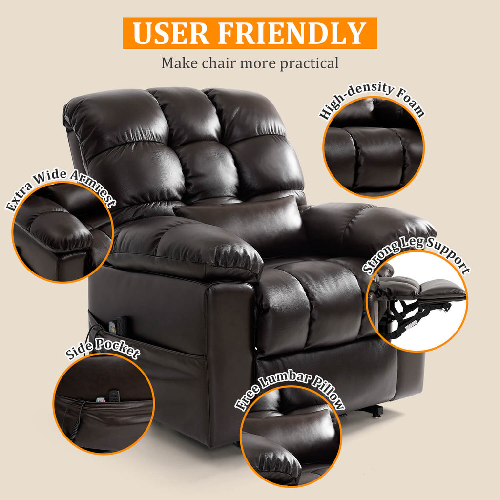 Zero Gravity Power Lift Recliner Chair. Three Motor