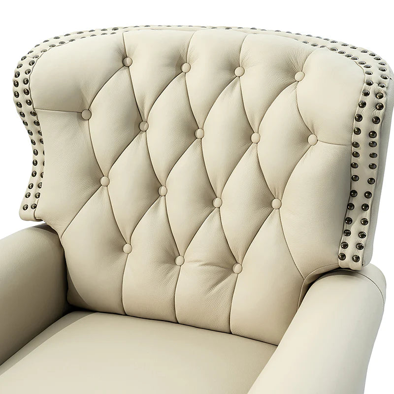 Gabrielle Genuine Leather Oversized Recliner