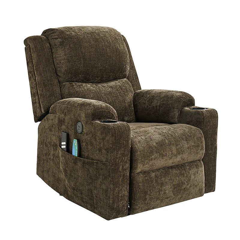 Jesper Dual Motor Lift Assist Recliner with Massage and Heat