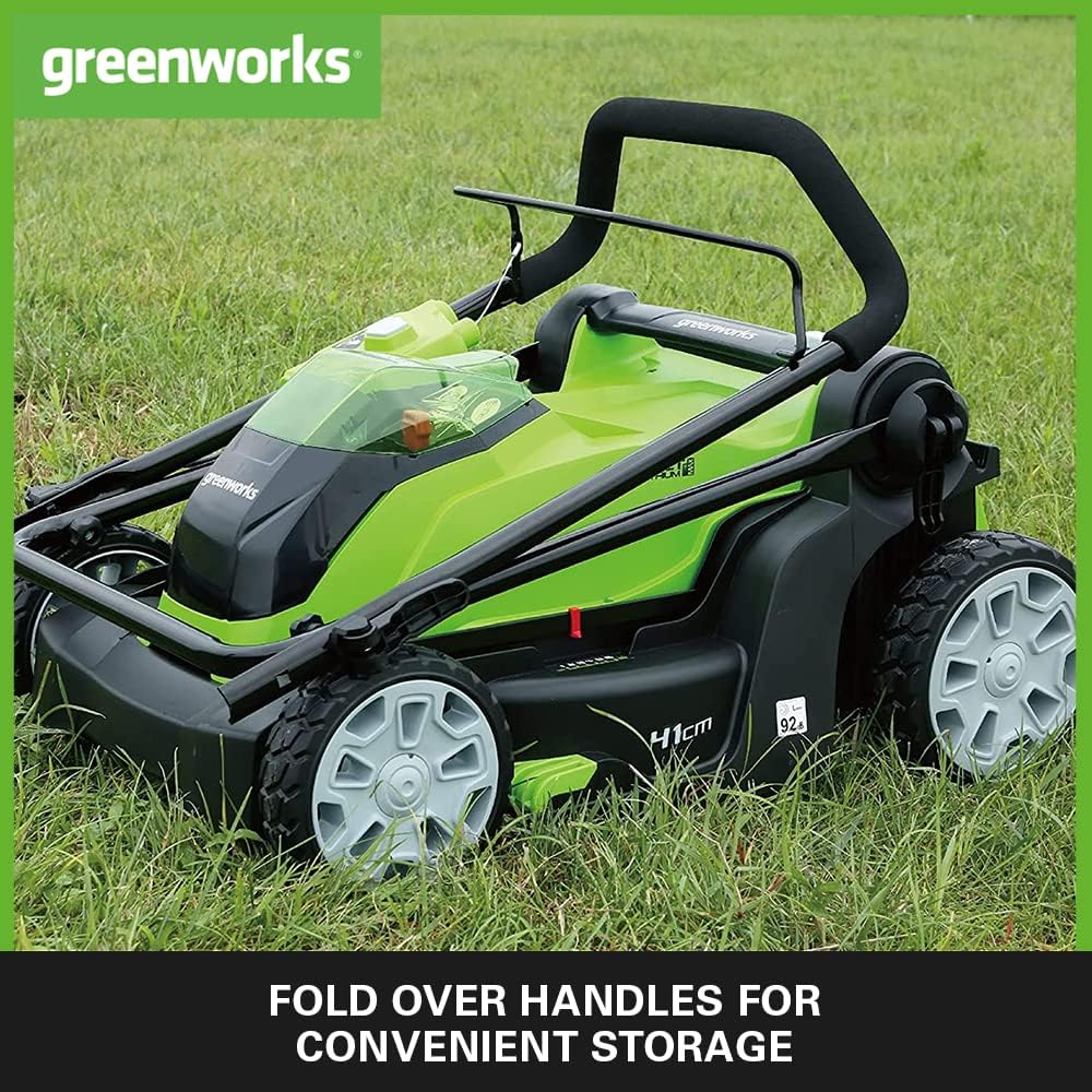 Greenworks G40LM41K2X Cordless Lawnmower for Lawns up to 500m²