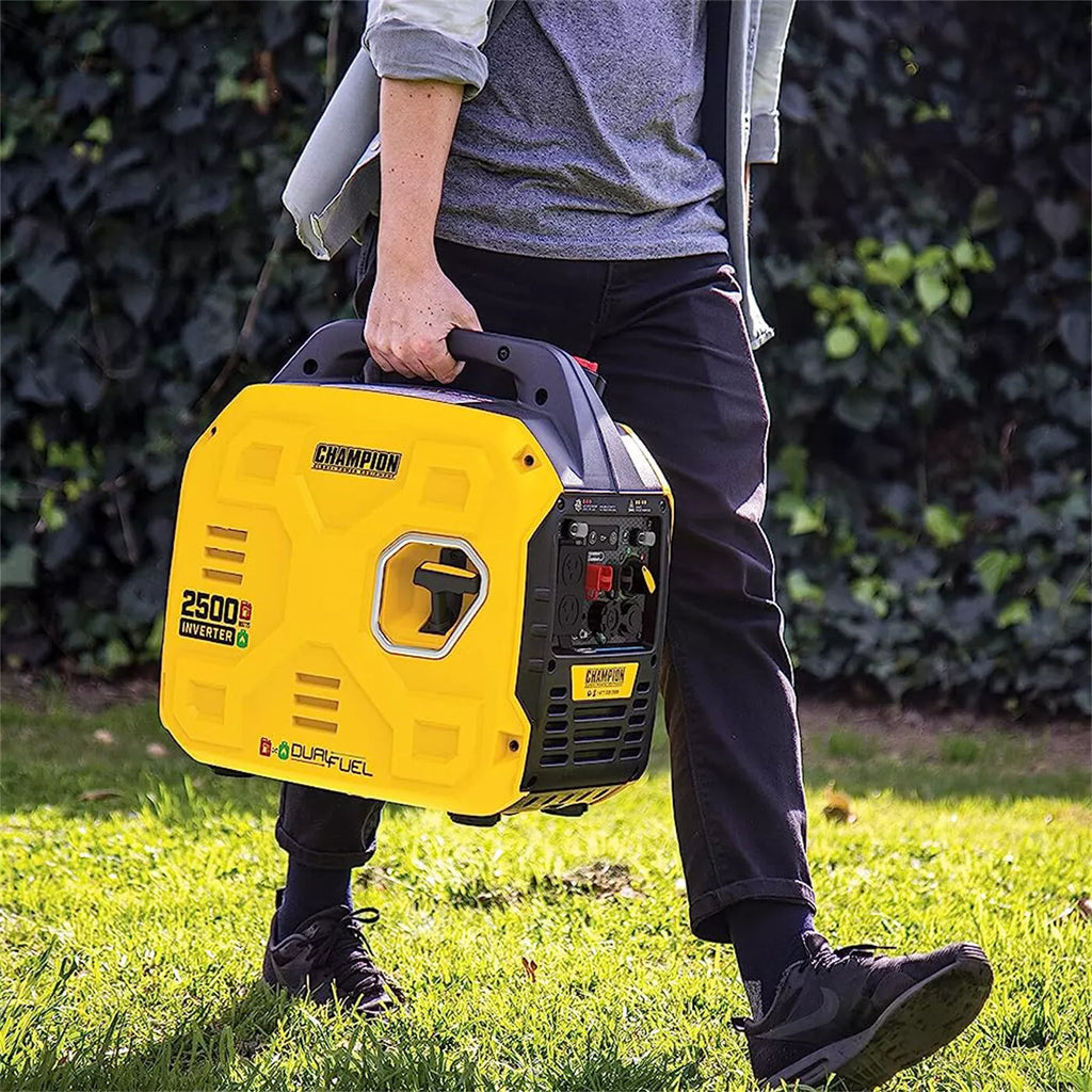 2500-Watt Champion Power Equipment Ultralight Portable Dual Fuel Inverter Gen