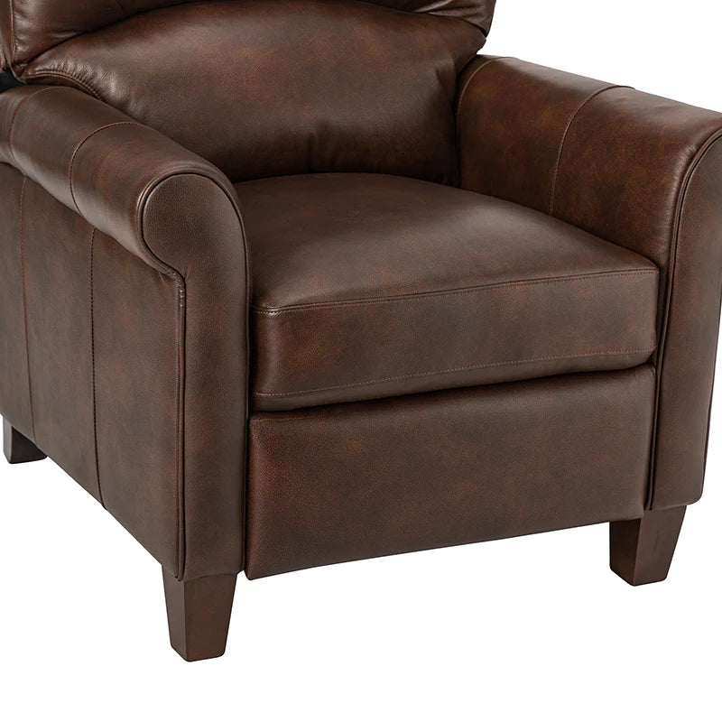 Eliana 33.07 Wide Genuine Leather Manual Recliner