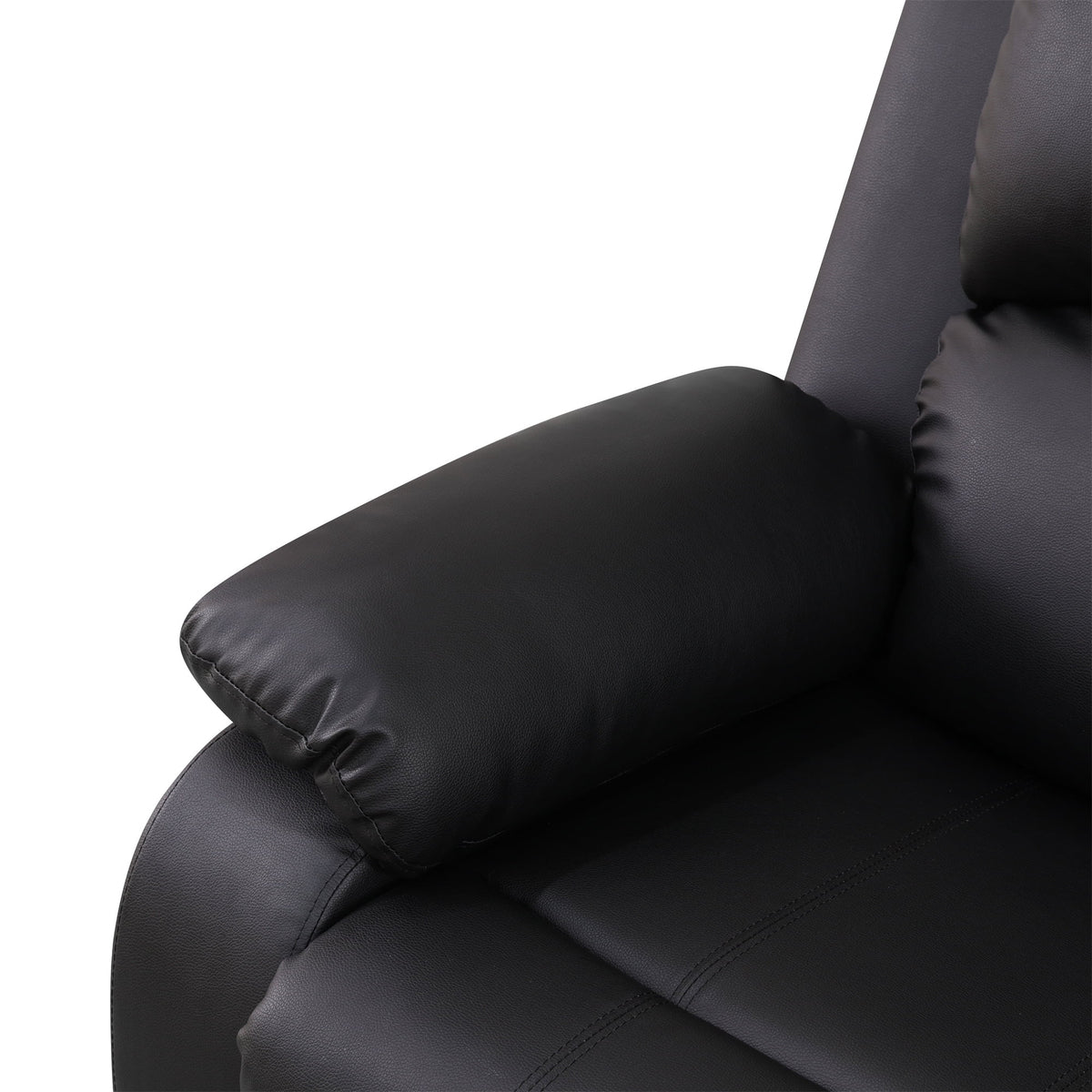Aukfa 3 - Piece Recliner Sofa Set. 6 Seat Sectional Couch with Cup Holders&Storage Console. Gray