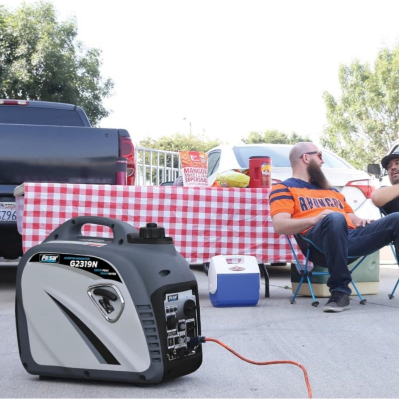 Pulsar 2.300W Portable Gas-Powered Quiet Inverter Generator With USB Outlet & Parallel Capability. Carb Compliant. G2319N