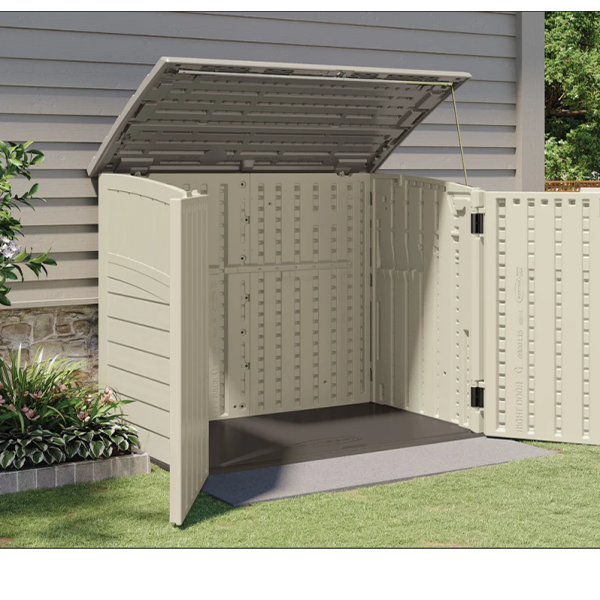 Outdoor 4 ft. 5 in. W x 2 ft. 9 in. D Horizontal Storage Shed
