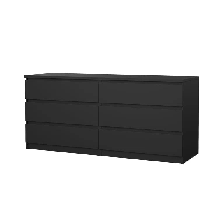Jada 6 Drawer 60.5 W Double Dresser