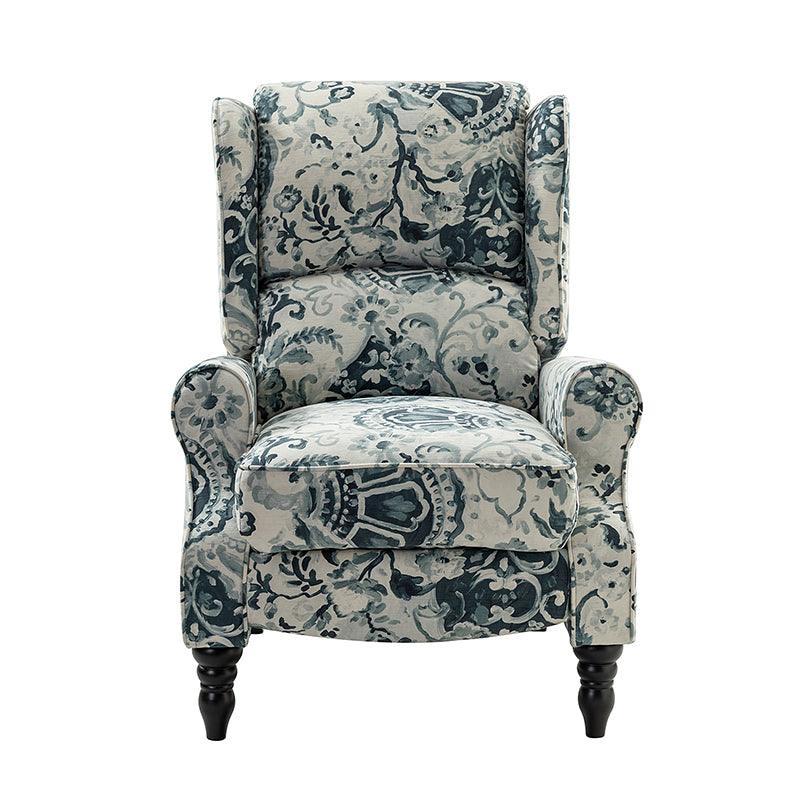 Erdeni Upholstered Manual Wingback Recliner Chair
