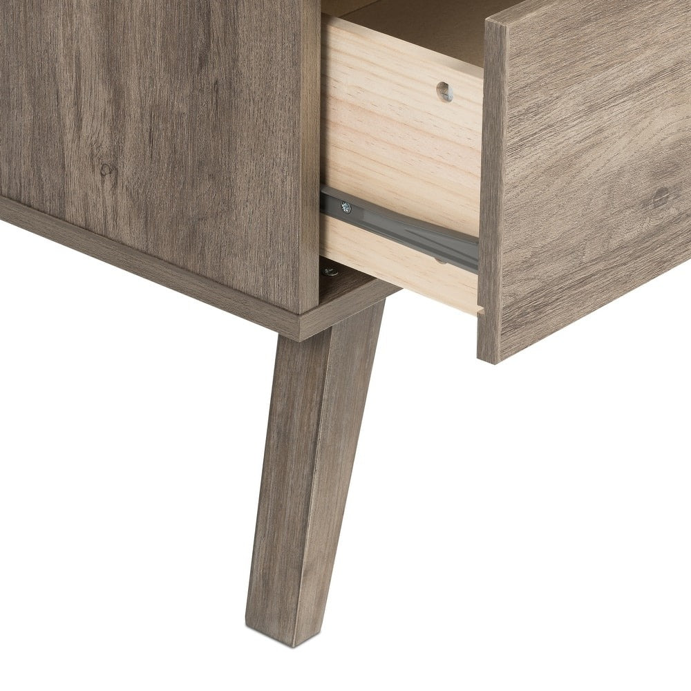 Prepac Milo Mid-Century Modern 4 Drawer Chest of Drawers. Contemporary Bedroom Furniture. Small Dresser for Bedroom