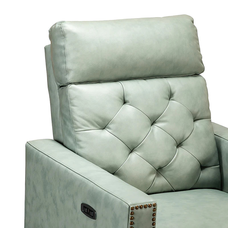 Carlota 31.5 Wide Genuine Leather Power Recliner