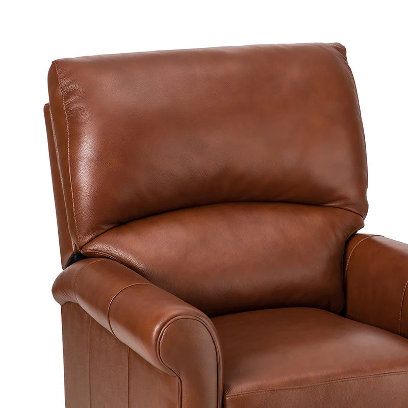 Eliana 33.07 Wide Genuine Leather Manual Recliner