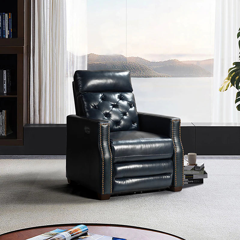 Carlota 31.5 Wide Genuine Leather Power Recliner