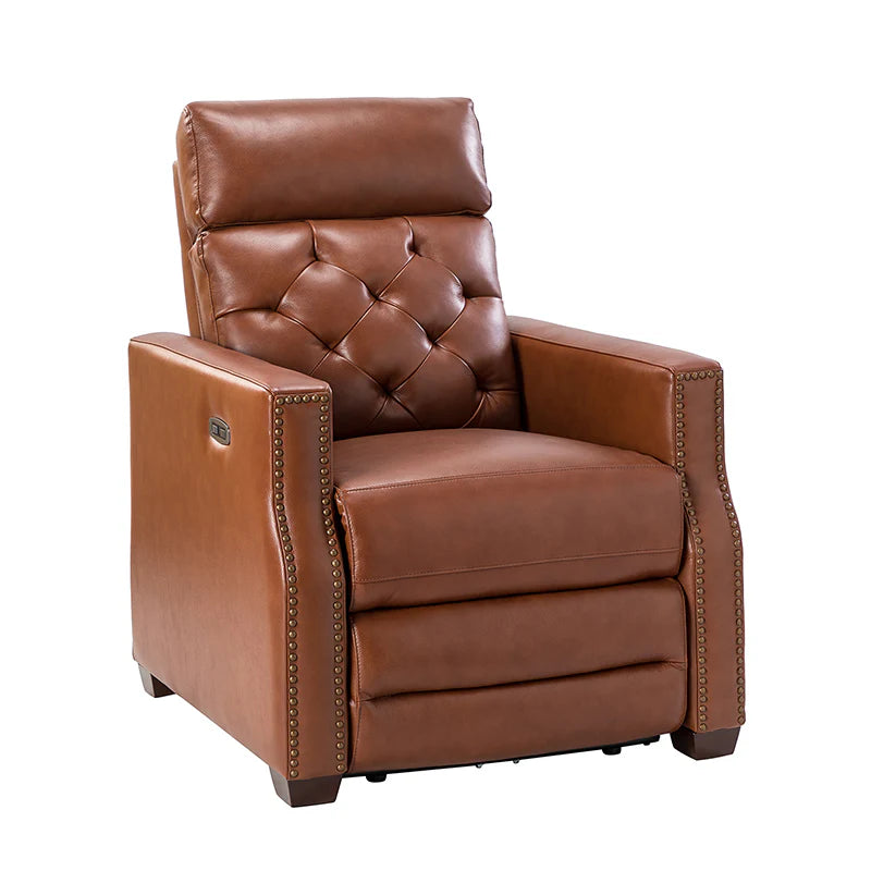 Carlota 31.5 Wide Genuine Leather Power Recliner