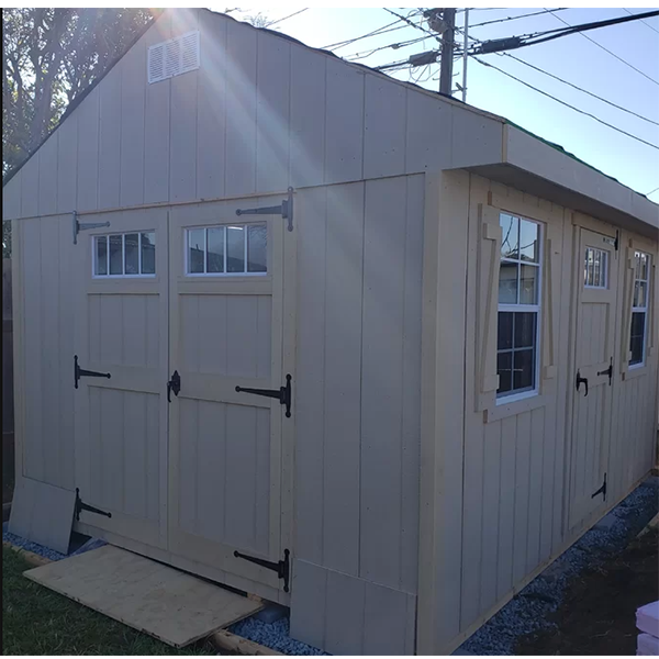 10 ft. W x 14 ft. D Storage Shed