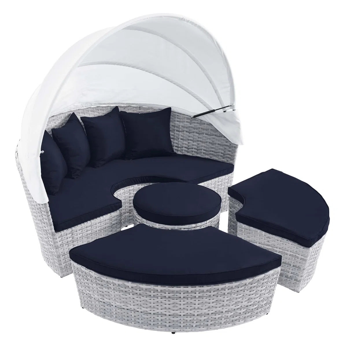 Modway Scottsdale Canopy Outdoor Patio Daybed