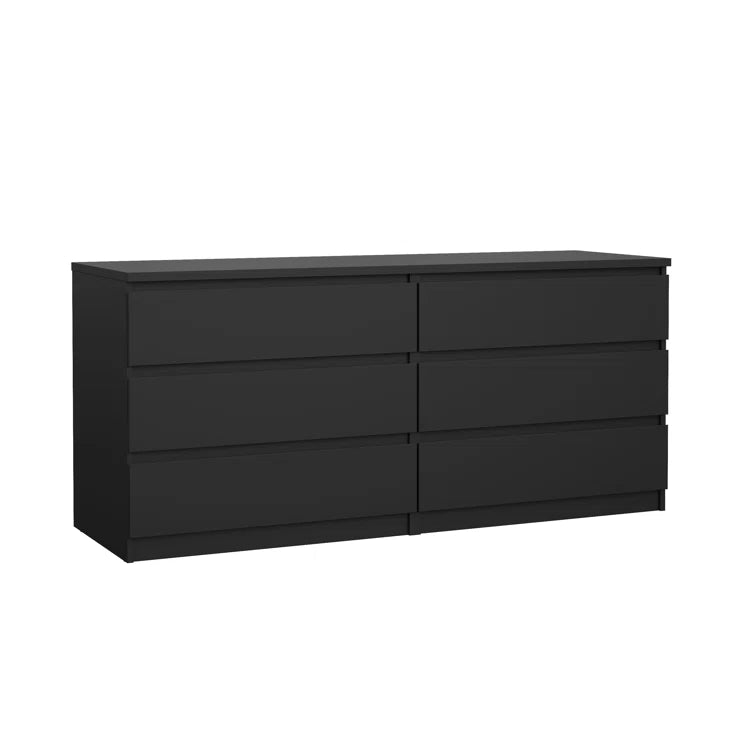 Jada 6 Drawer 60.5 W Double Dresser