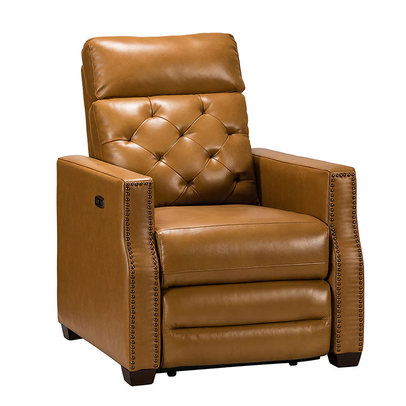 Carlota 31.5 Wide Genuine Leather Power Recliner