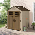 6 ft. 3 in. W x 5 ft. 6 in. D Resin Storage Shed
