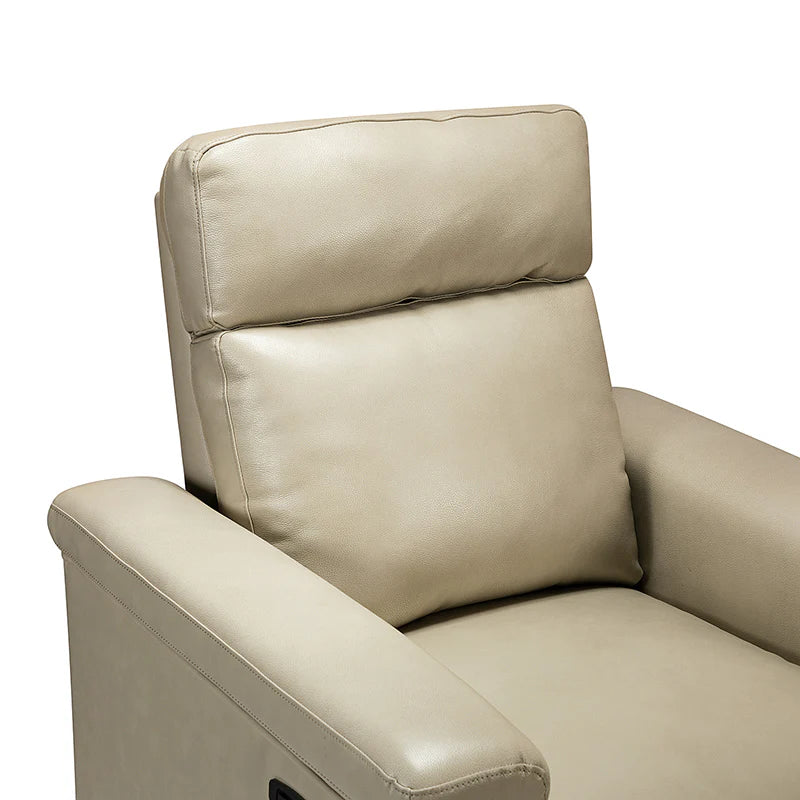 Lea 36.02 Wide Genuine Leather Power Recliner