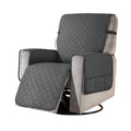 Subrtex Recliner Chair Cover for Small Reclining Chair Slipcover Seat Width to 25 inch Reversible Washable Protector with Elastic Adjustable Straps