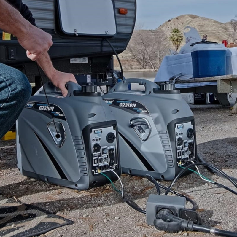 Pulsar 2.300W Portable Gas-Powered Quiet Inverter Generator With USB Outlet & Parallel Capability. Carb Compliant. G2319N