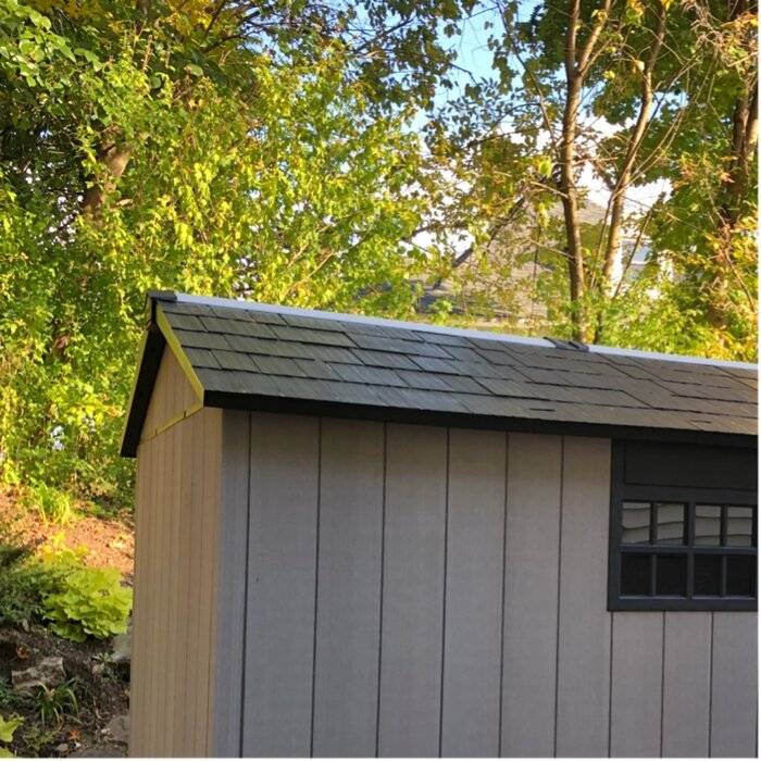 Oakland 7 ft. W x 11 ft. D Plastic Storage Shed