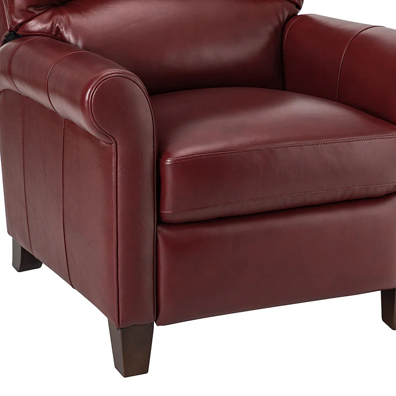 Eliana 33.07 Wide Genuine Leather Manual Recliner