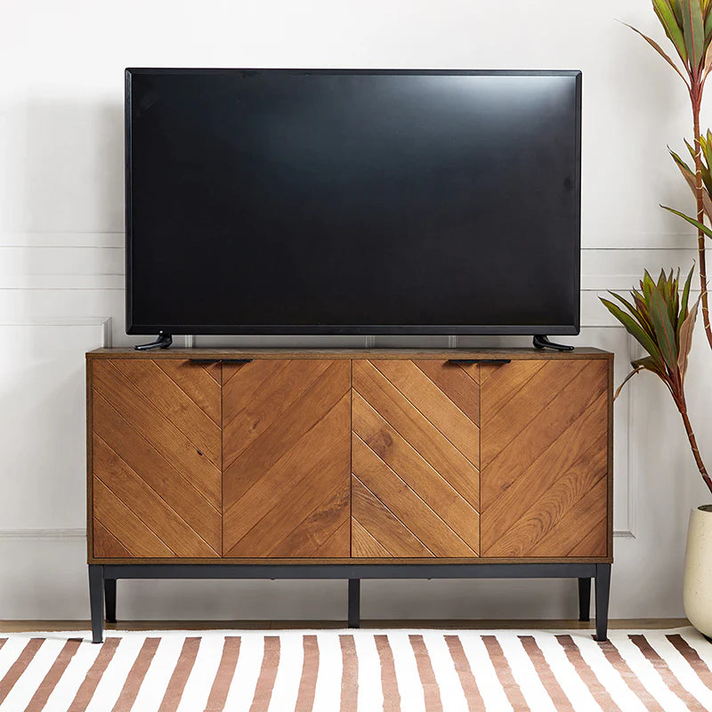 Mila 55 Wide 4 Door Sideboard with Storage