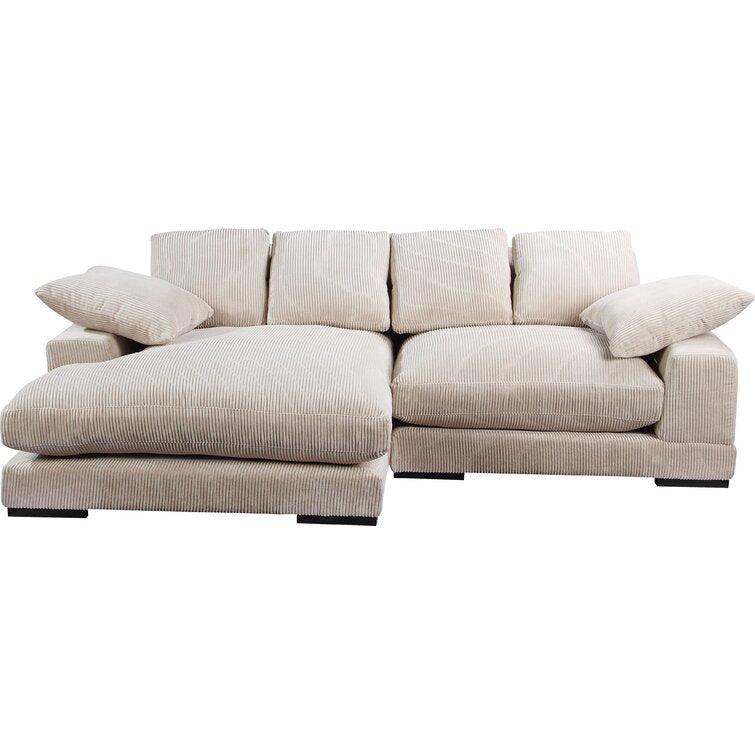 106′′ Wide Reversible Sofa & Chaise