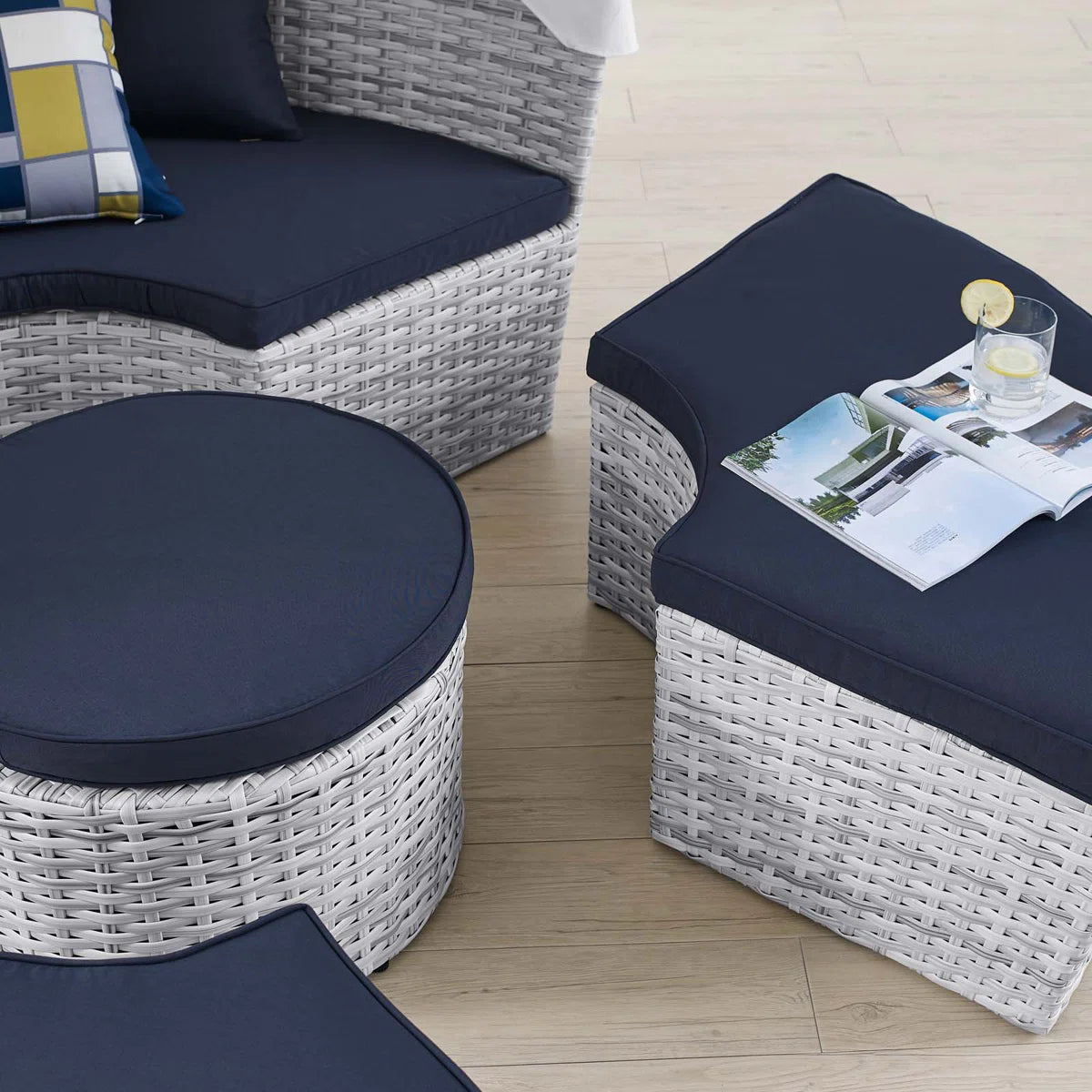 Modway Scottsdale Canopy Outdoor Patio Daybed