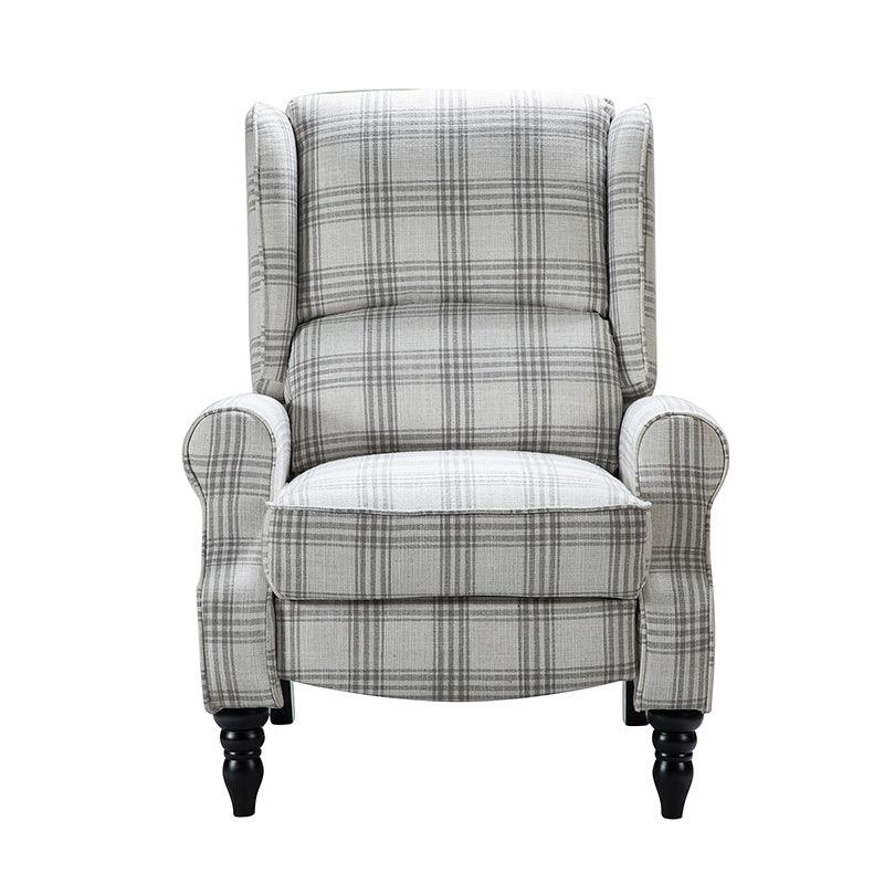 Erdeni Upholstered Manual Wingback Recliner Chair