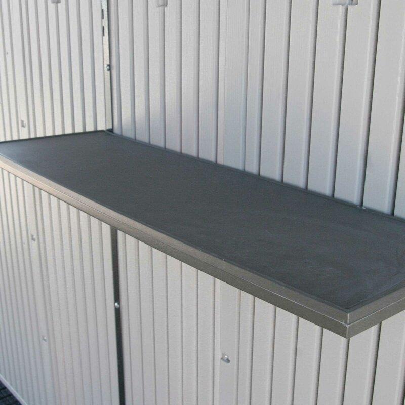 8 Ft. W x 10 Ft. D Plastic Traditional Storage Shed